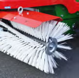 Agria sweeper organic brushes